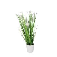 Trawa FERN sztuczna z białymi kulkami 38 cm