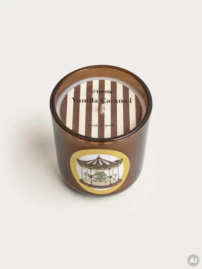 Zestaw świec SWEET CHRISTMAS Vanilla Caramel 3 szt. x 70 g