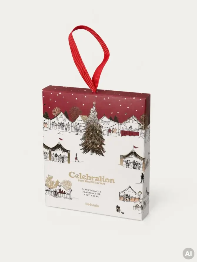 Zawieszka zapachowa CELEBRATION Festive Berry 1 szt. + 10 ml