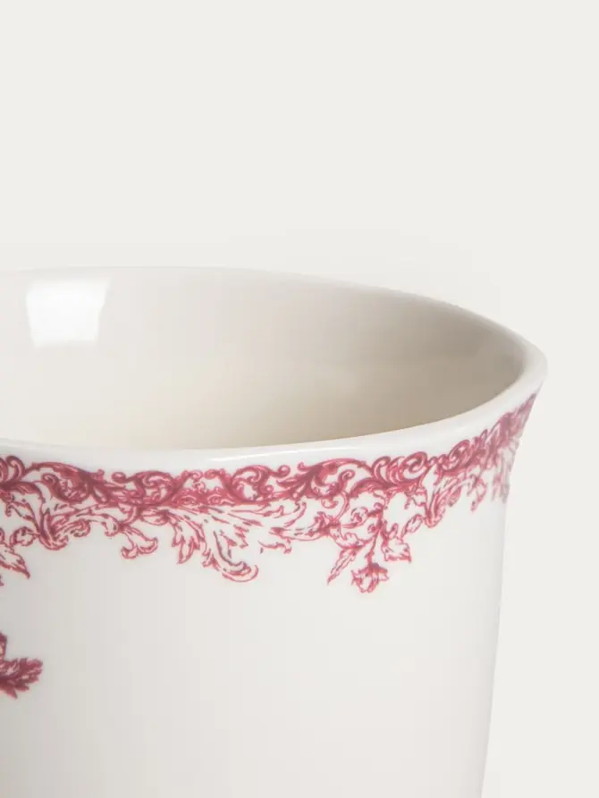 Kubek LOURRY porcelanowy czerwony 0,35 l