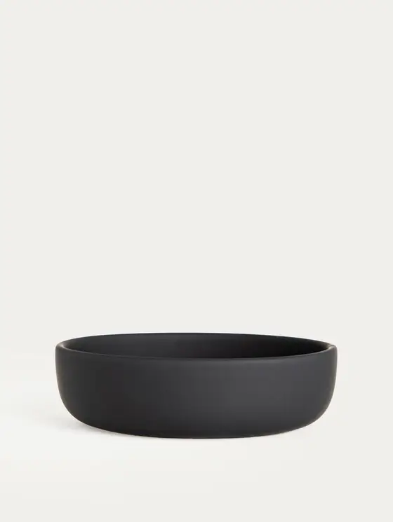 Mydelniczka ALMERI ceramiczna czarna 11,2x3,2 cm