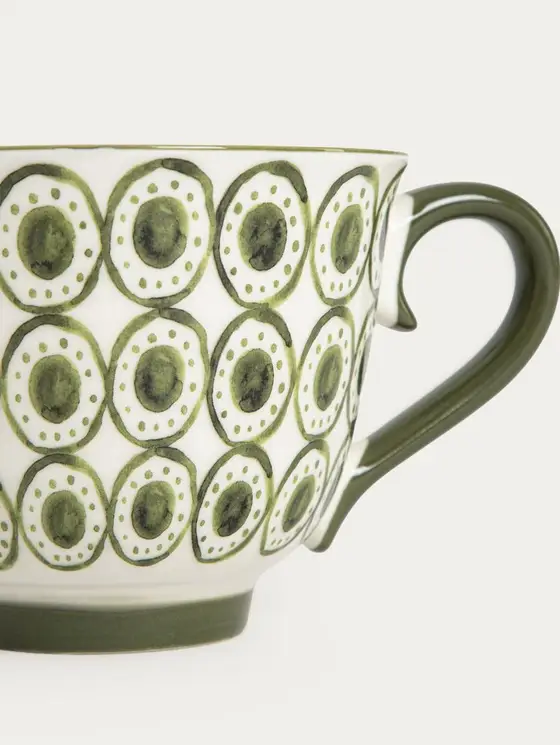 Kubek KIVO porcelanowy zielony 0,4 l