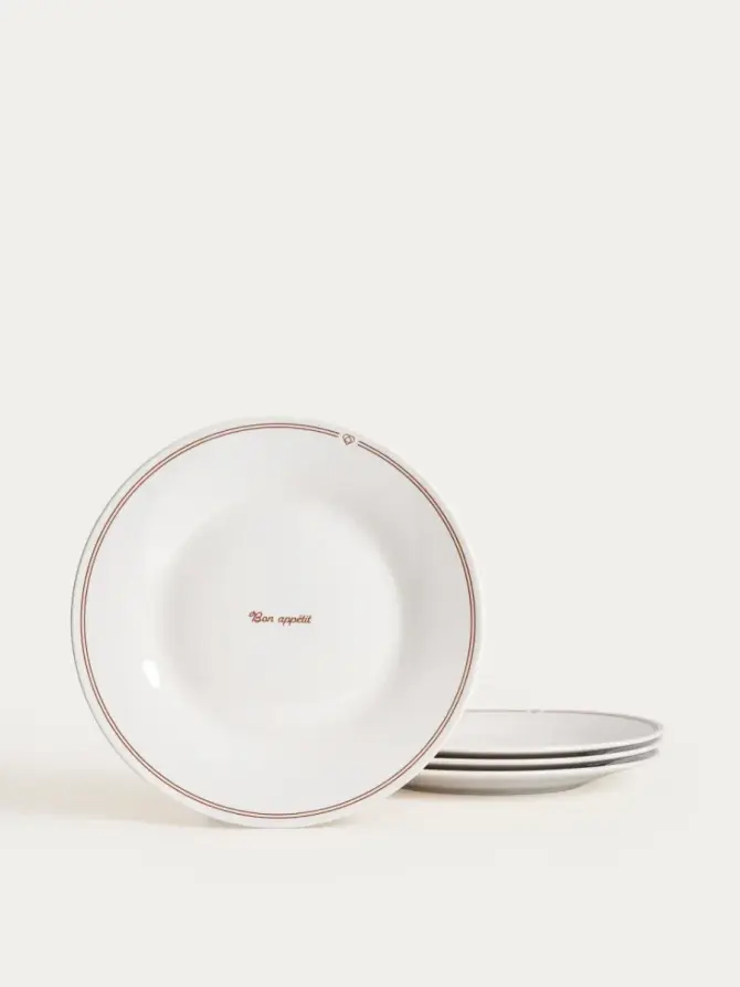 Zestaw talerzy PATISSERIE porcelanowych obiadowych, 27 cm 4 szt.