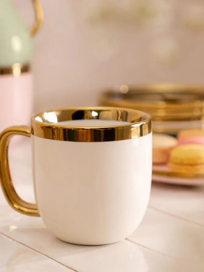 Kubek SINNES porcelanowy biały 0,28 l