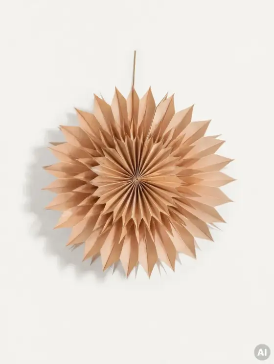Gwiazda GALLA beżowa 50 cm