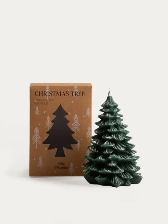 Świeca dekoracyjna WOODEN CRAFT choinka 175 g