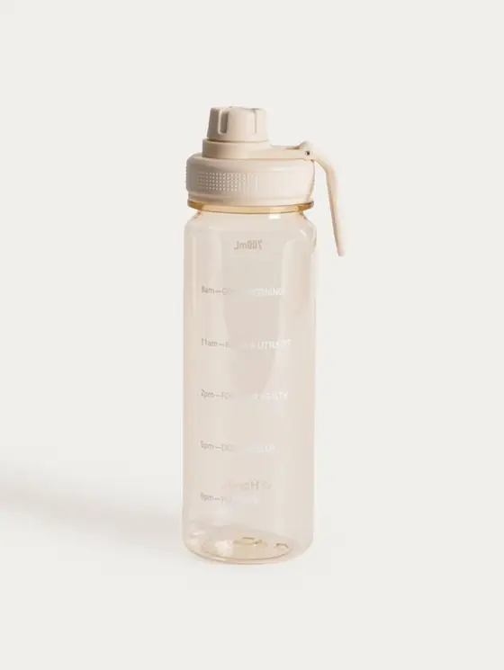 Butelka bidon LUNARE z miarką śmietankowa 700 ml