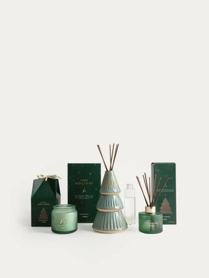 Zestaw zapachowy SNOWFALL Pine Essence 80 ml + 100 g + 190 g