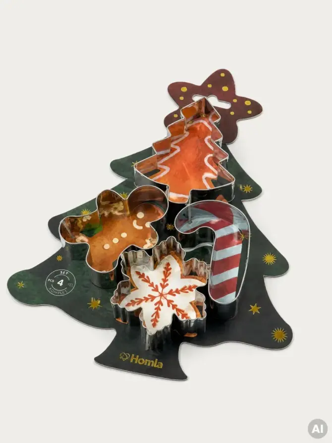 Wykrawacze CLACH do ciasta 4 szt.