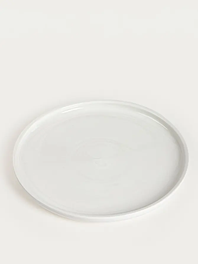Talerz BERGO porcelanowy obiadowy biały 26 cm