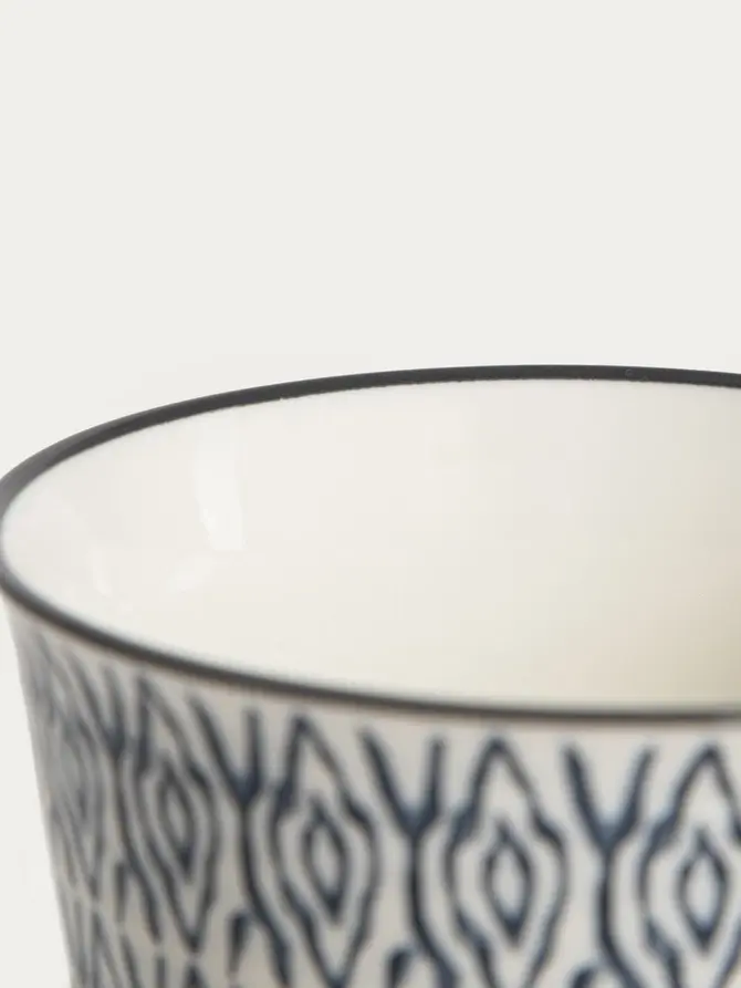 Kubek KIVO porcelanowy szary 0,4 l