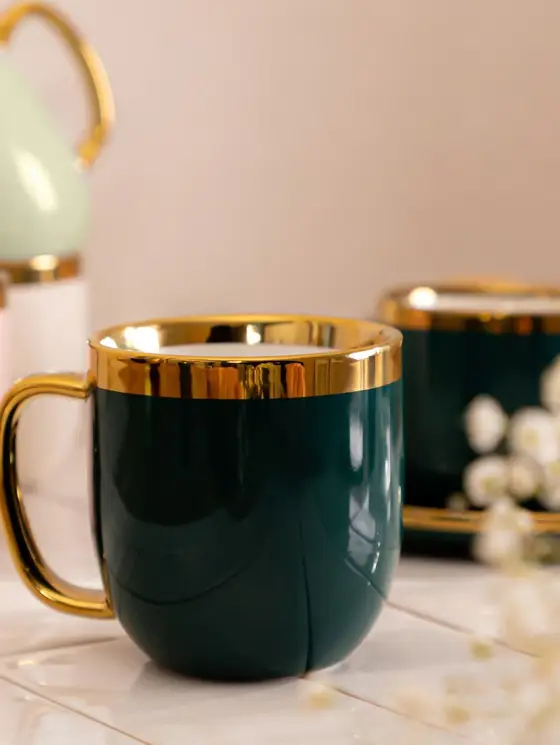Kubek SINNES porcelanowy szmaragdowy 0,28 l