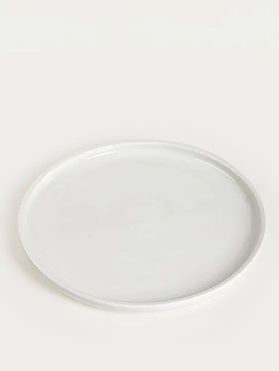 Talerz BERGO porcelanowy obiadowy biały 26 cm