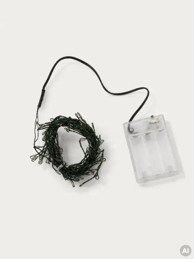 Lampki ILUMES na cienkim druciku rozgałęzione zielone 140 LED, 250 cm