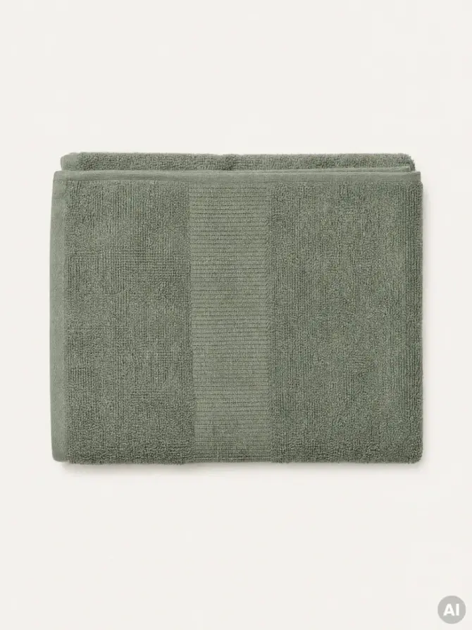 Ręcznik BAMBOO pistacjowy z domieszką bambusa 70x130 cm