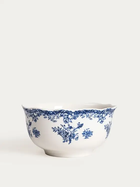 Miska LOURRY porcelanowa granatowa, 0,45 l 14 cm