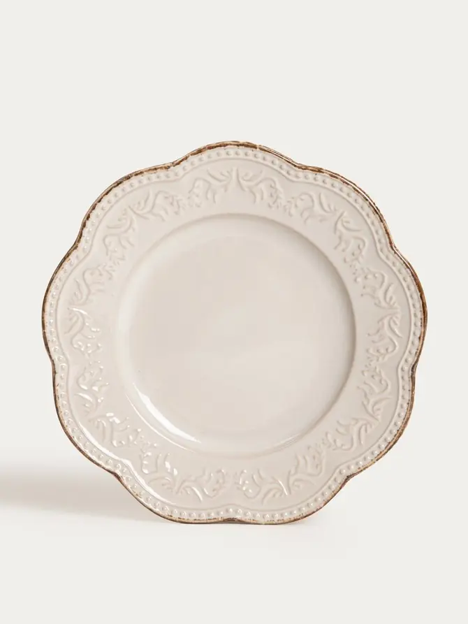 Talerz SALTIS deserowy kremowy 20 cm