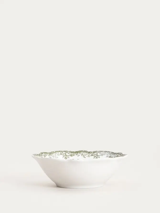 Miska LOURRY porcelanowa zielona 14 cm