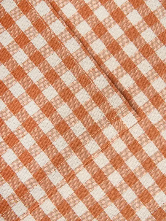 Maty stołowe MARAVILLA bawełniane w karmelową kratkę, zestaw 2 szt. 2*30x45