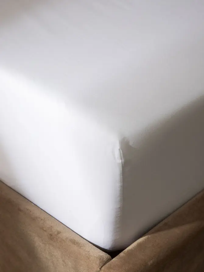 Prześcieradło LAUKO renforce białe 180x200 cm