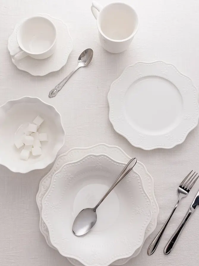 Kubek VISTAL porcelanowy biały 0,3 l