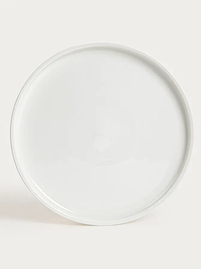 Talerz BERGO porcelanowy obiadowy biały 26 cm