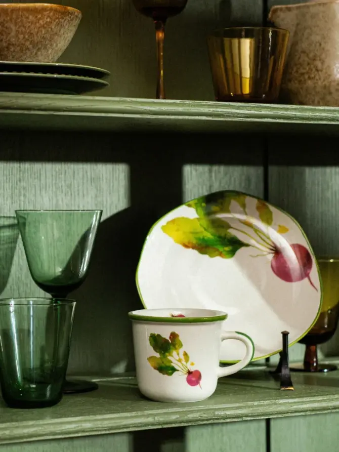 Kubek SKORD porcelanowy z burakiem 0,3 l