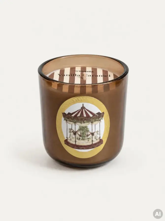 Zestaw świec SWEET CHRISTMAS Vanilla Caramel 3 szt. x 70 g