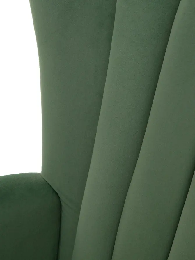 Fotel MILLS zielony 75x79x102 cm