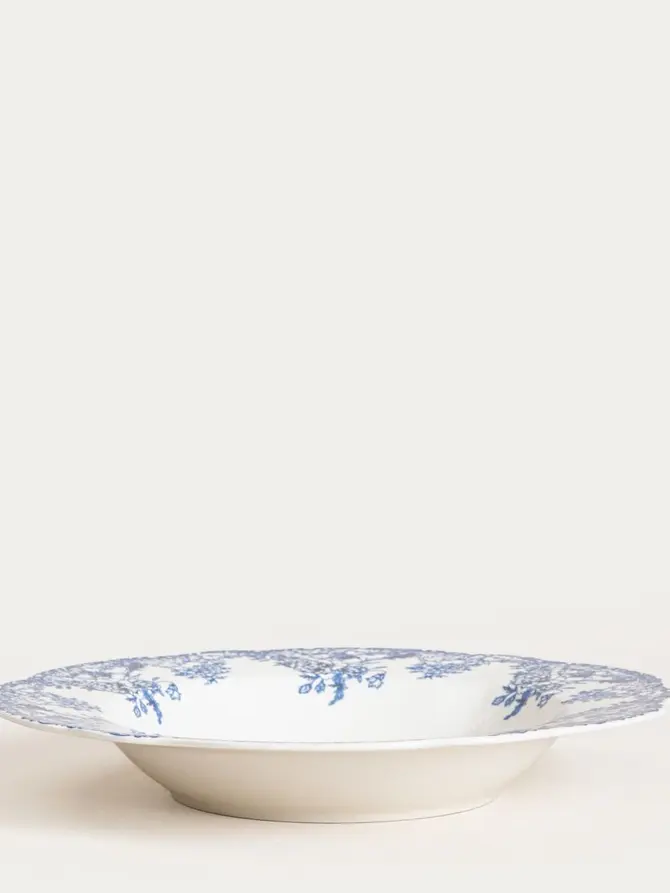 Talerz LOURRY porcelanowy głęboki granatowy 22 cm