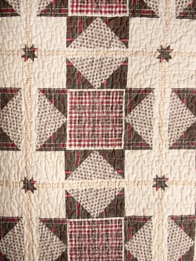 Pościel PATCHWORK bawełniana z pikowaniem 140x200 + 1*70x80 cm