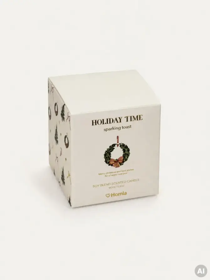 Świeca zapachowa HOLIDAY TIME Sparkling Toast 150 g