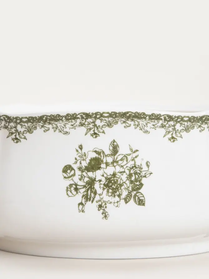 Waza LOURRY porcelanowa zielona 3 l