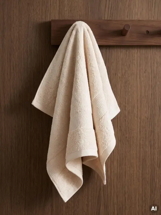 Ręcznik BAMBOO ecru z domieszką bambusa 50x90 cm