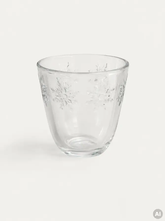 Szklanka GLACIELLE w śnieżynki 0,26 l