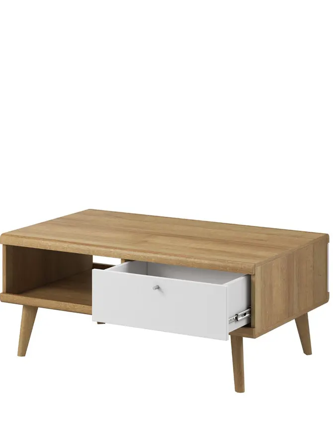 Ława PRIMO biała 107x67x46 cm
